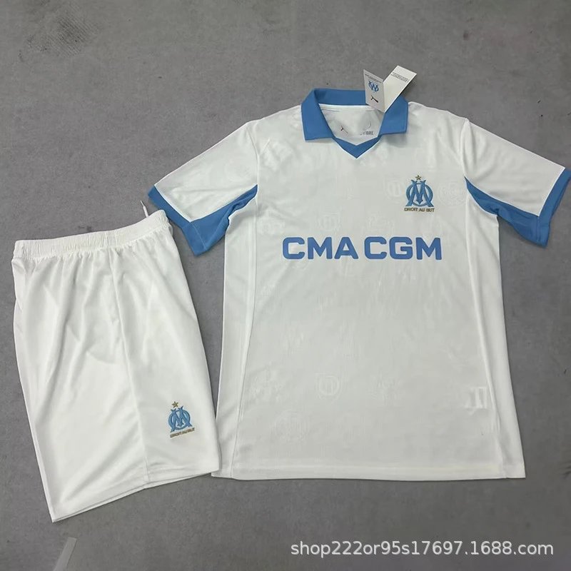AFA Argentina National Team Home Jersey and Shorts Set White Blue Sets - 19