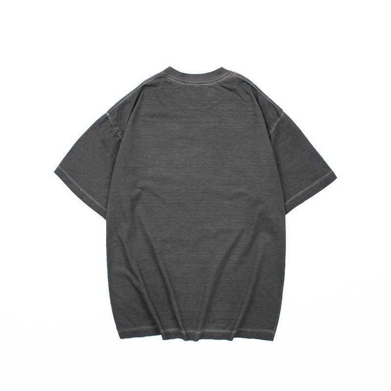 Acne Studios Logo Print Washed Gray T-Shirt - 4