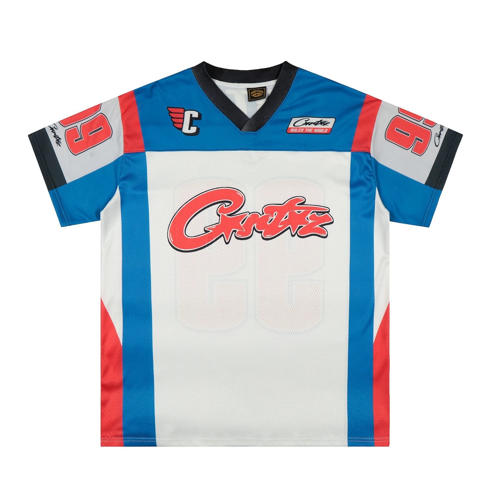 Corteiz Graphic Print Jersey Black Pink - 20