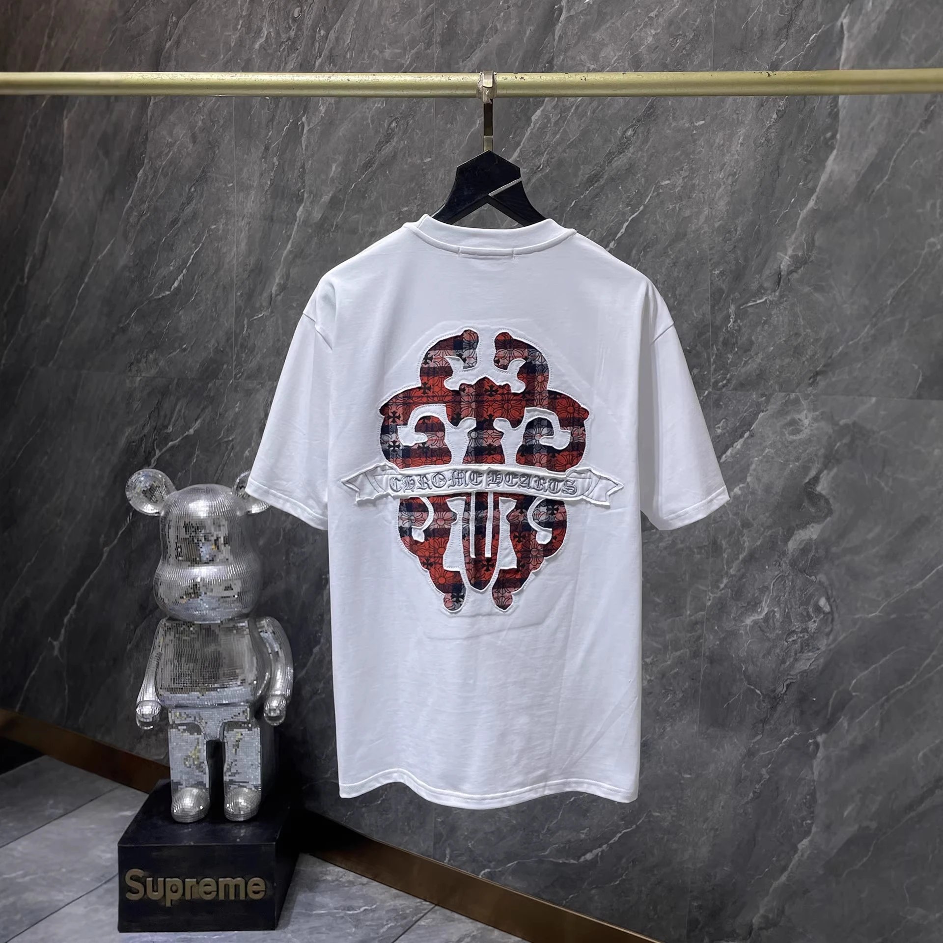 Chrome Hearts T-Shirts Embroidered Cross Graphic image 2