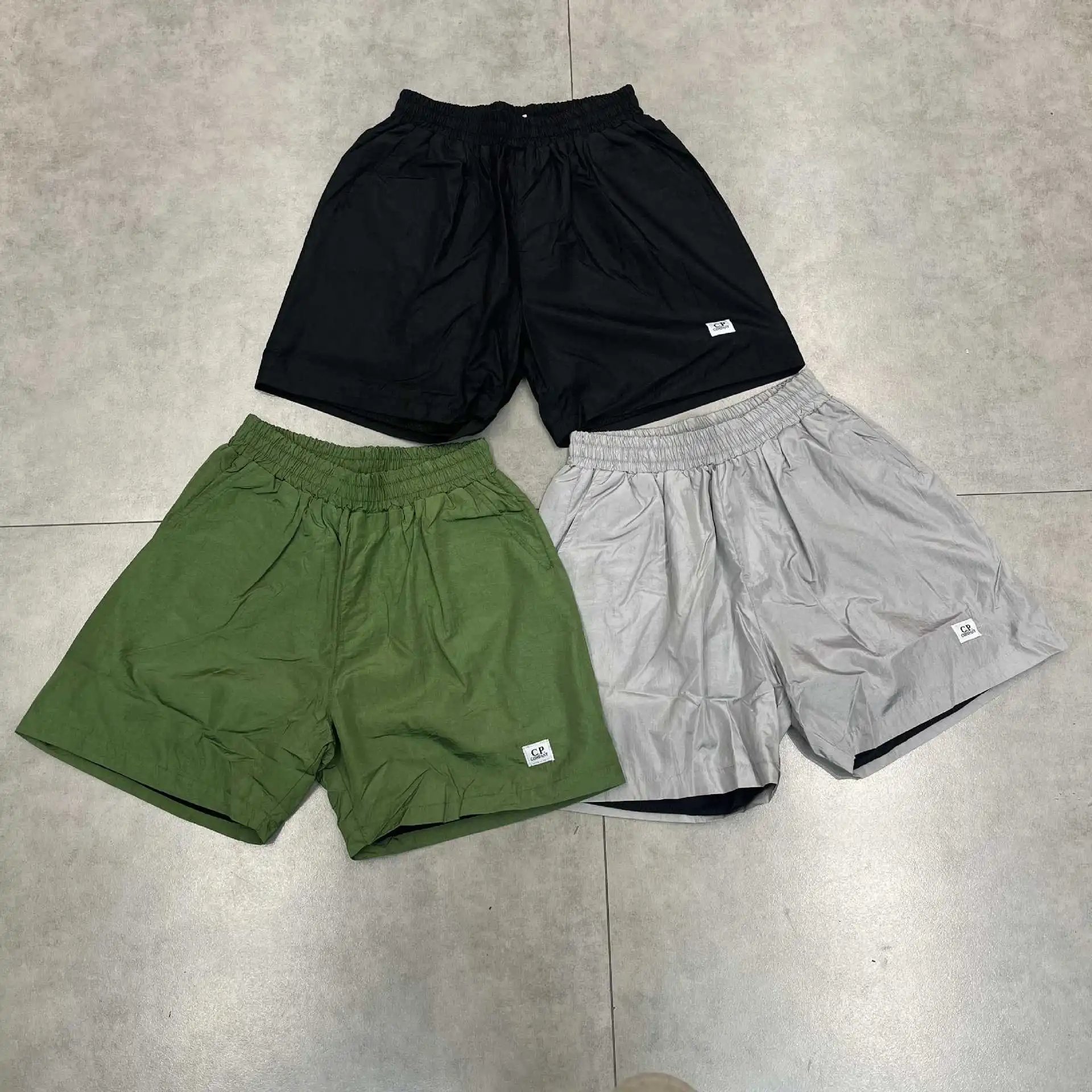C.P. Company Goggle Shorts Army Green Shorts - 3