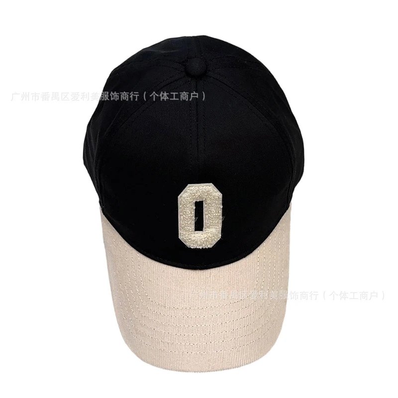 Unbranded Hats Two-Tone Baseball Cap with Embroidered Lettering image 5