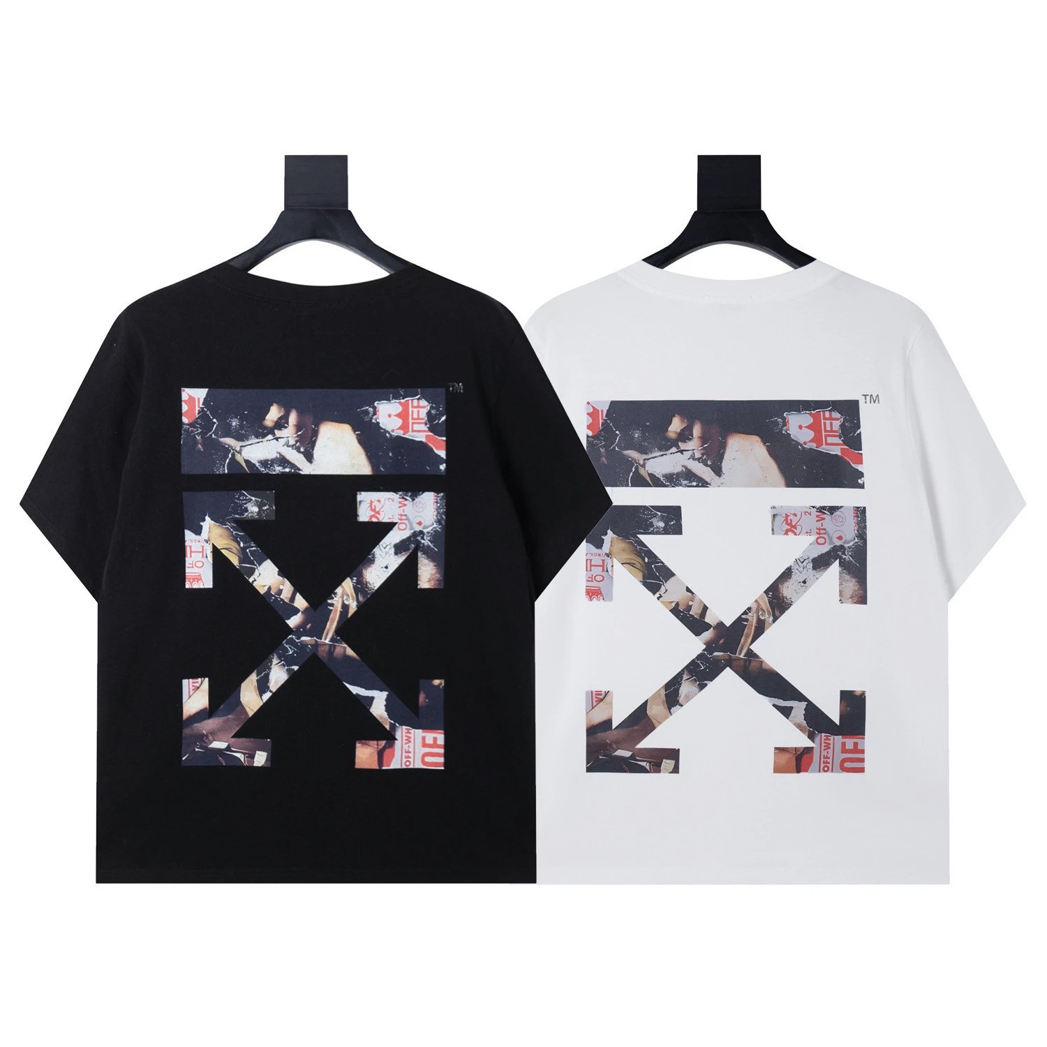 Off-White Cherry Blossom Arrow Print T-Shirt White - 17