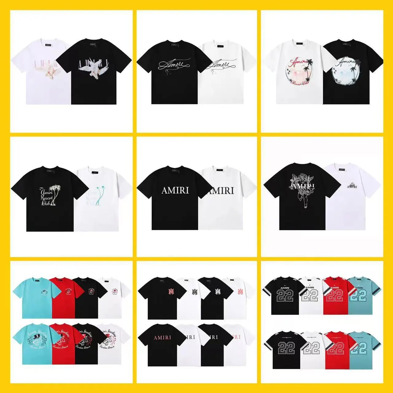 Amiri T-Shirt Black 