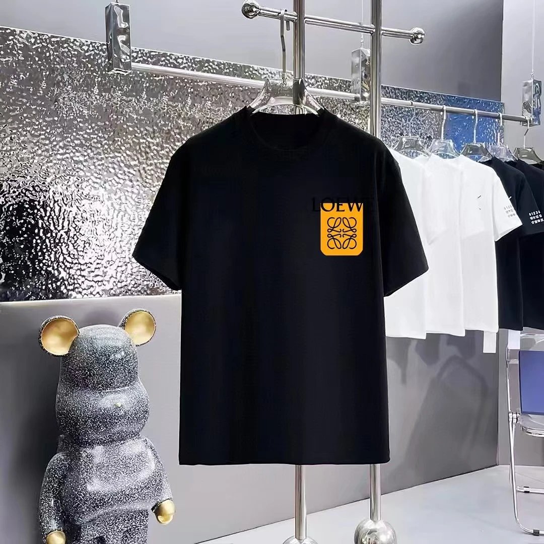 Loewe Puzzle Logo Print Black T-Shirt - 37