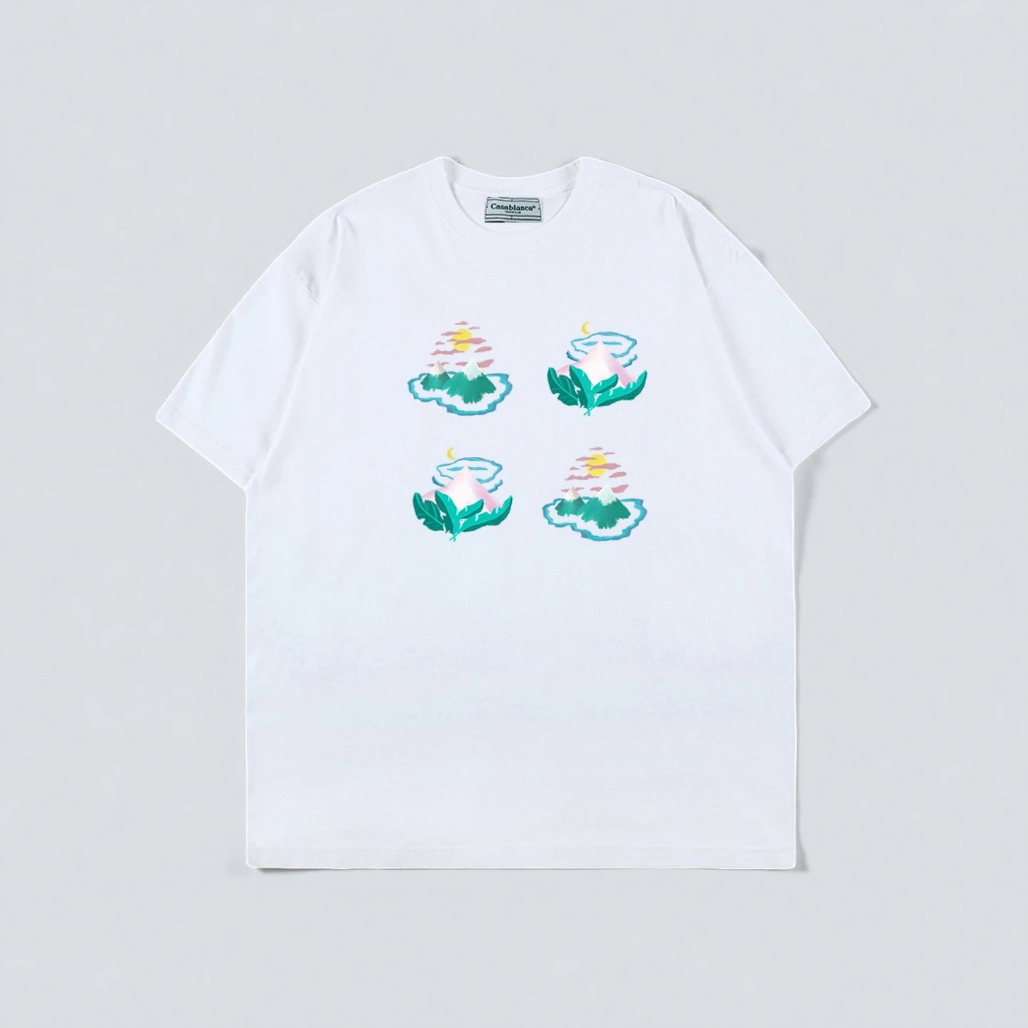 Casablanca Casa Sport Graphic Print White T-Shirt - 26
