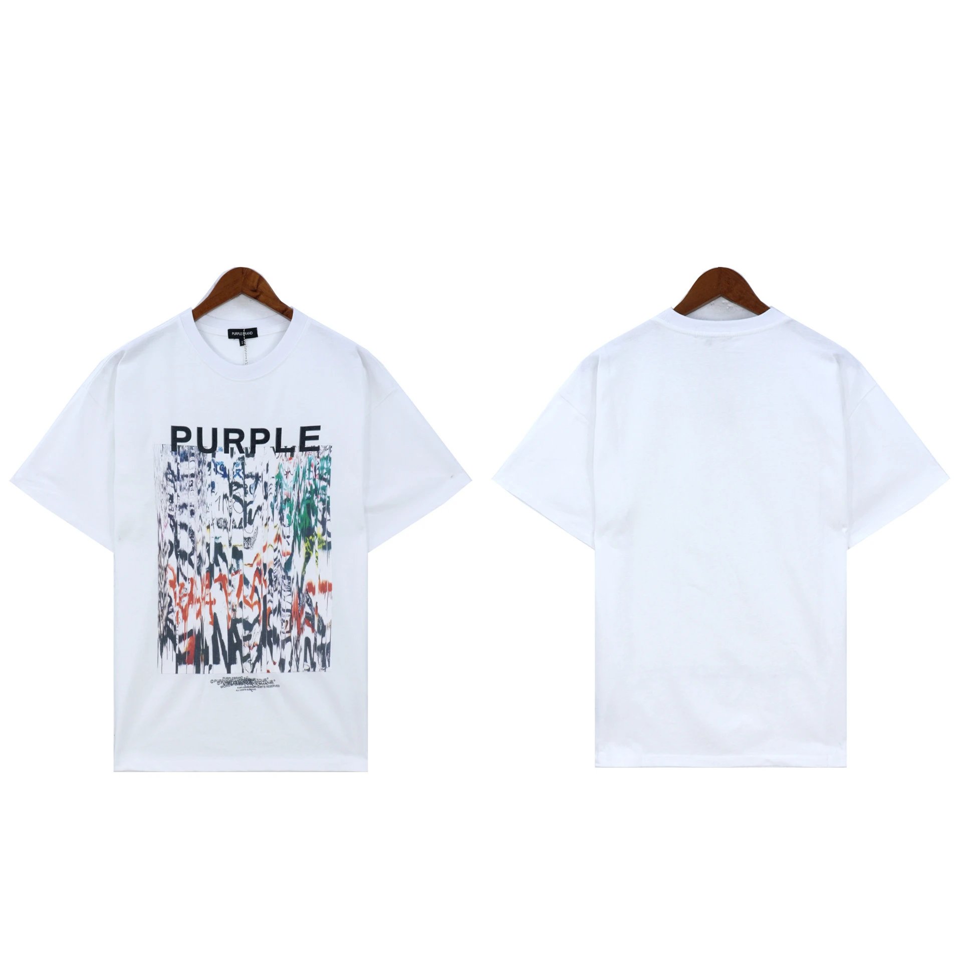 Design Distorted Typography White T-Shirt - 28