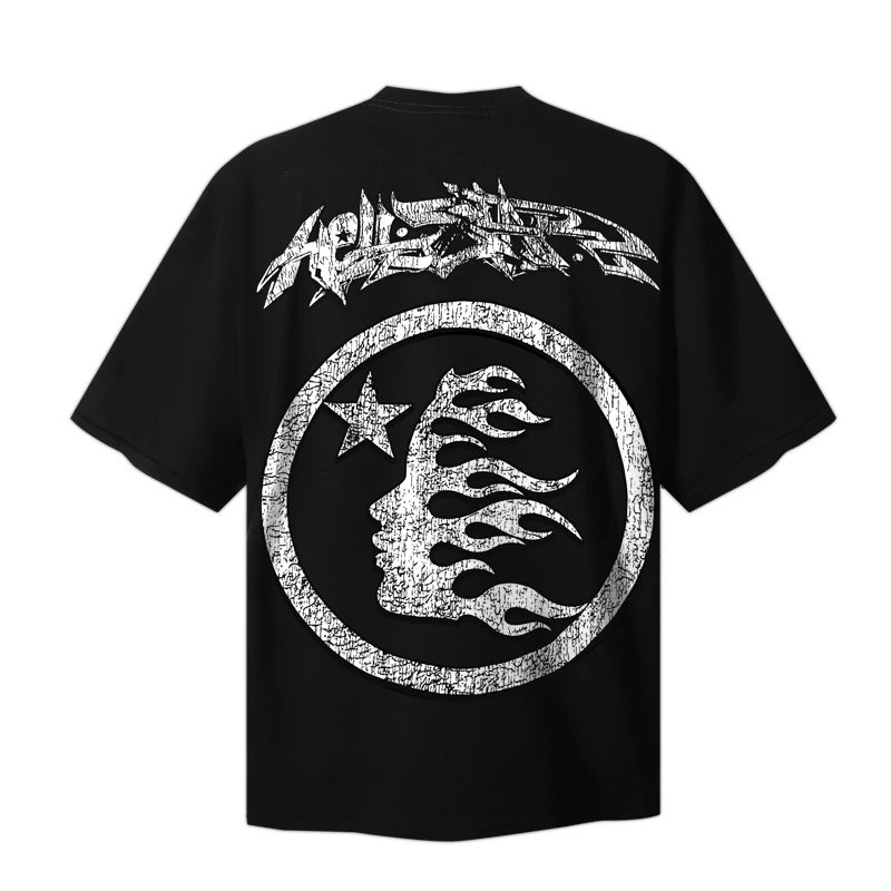 Hellstar Studios Graphic Print Black Oversized T-Shirt - 26