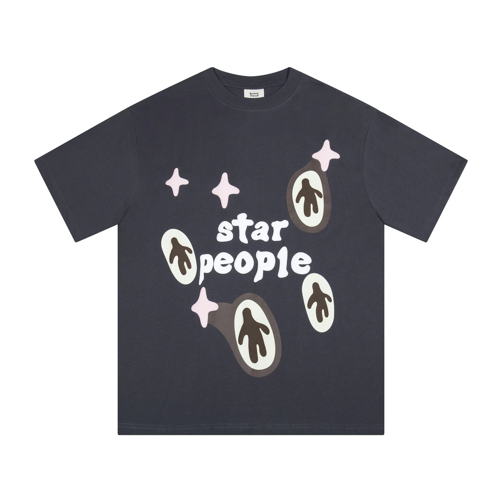 Broken Planet Skull Crossbones Graphic T-Shirt Black - 18