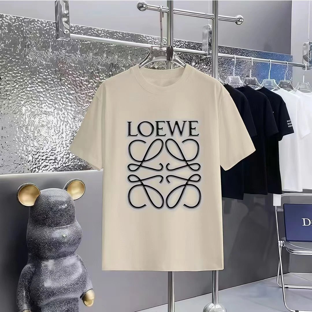 Loewe Puzzle Logo Print Black T-Shirt - 44