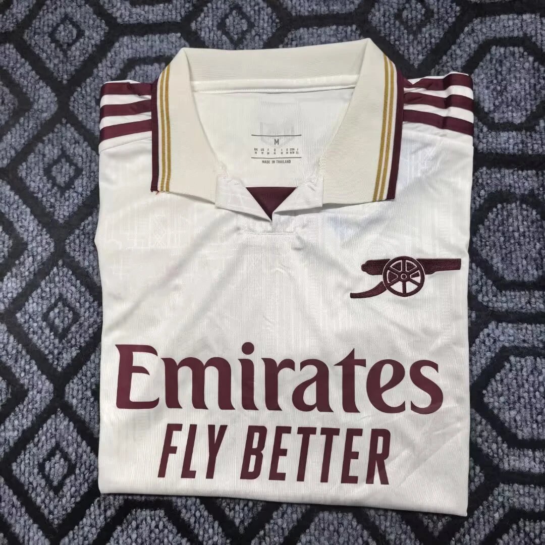 Omerta x Aplohit Bullet Stripe Jersey White Gold - 4