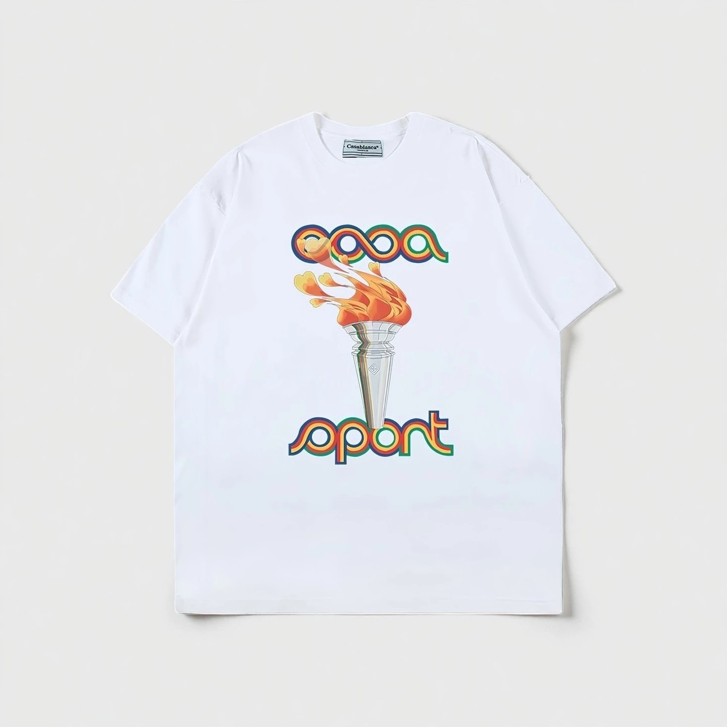 Casablanca Casa Sport Graphic Print White T-Shirt - 31