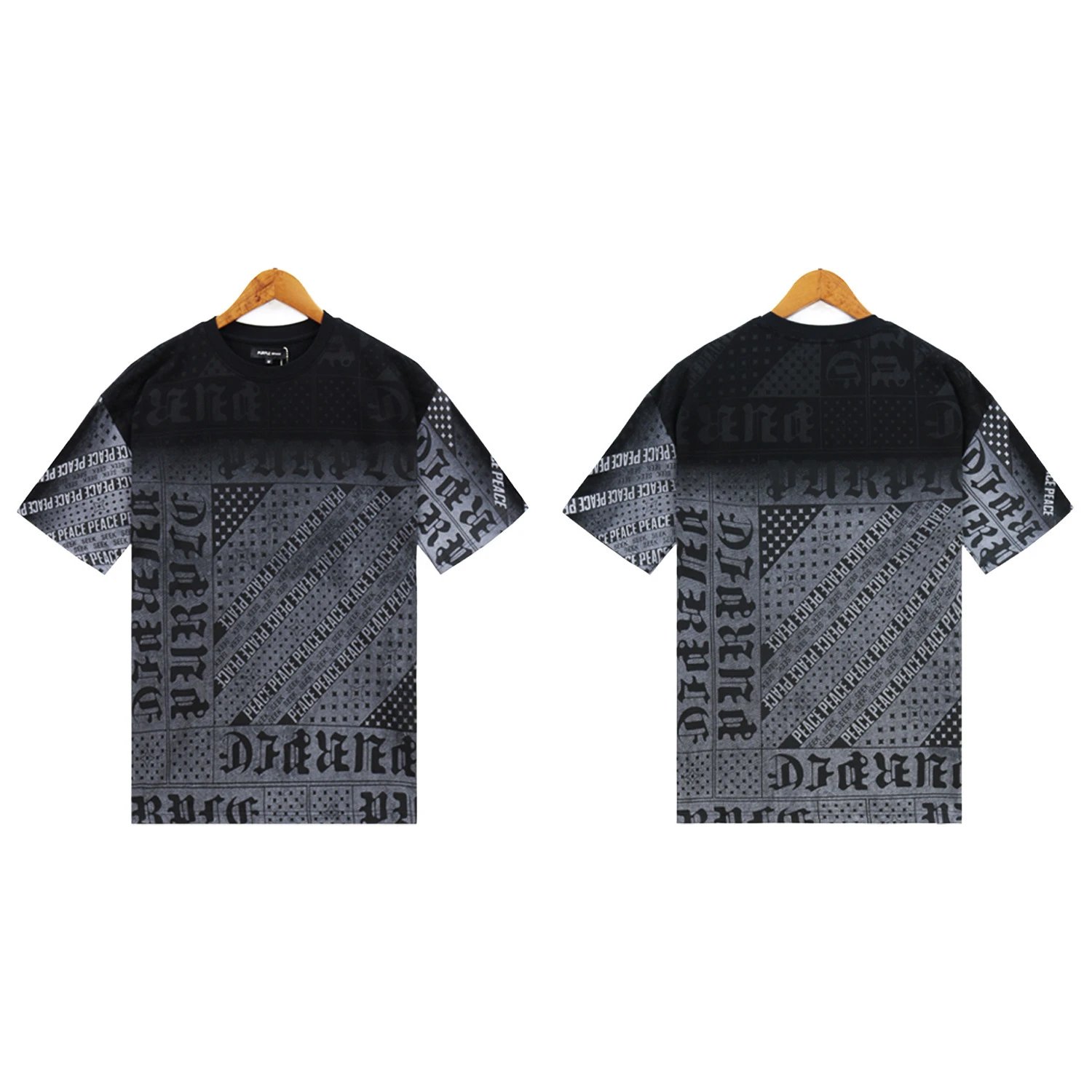 Design Distorted Typography White T-Shirt - 35