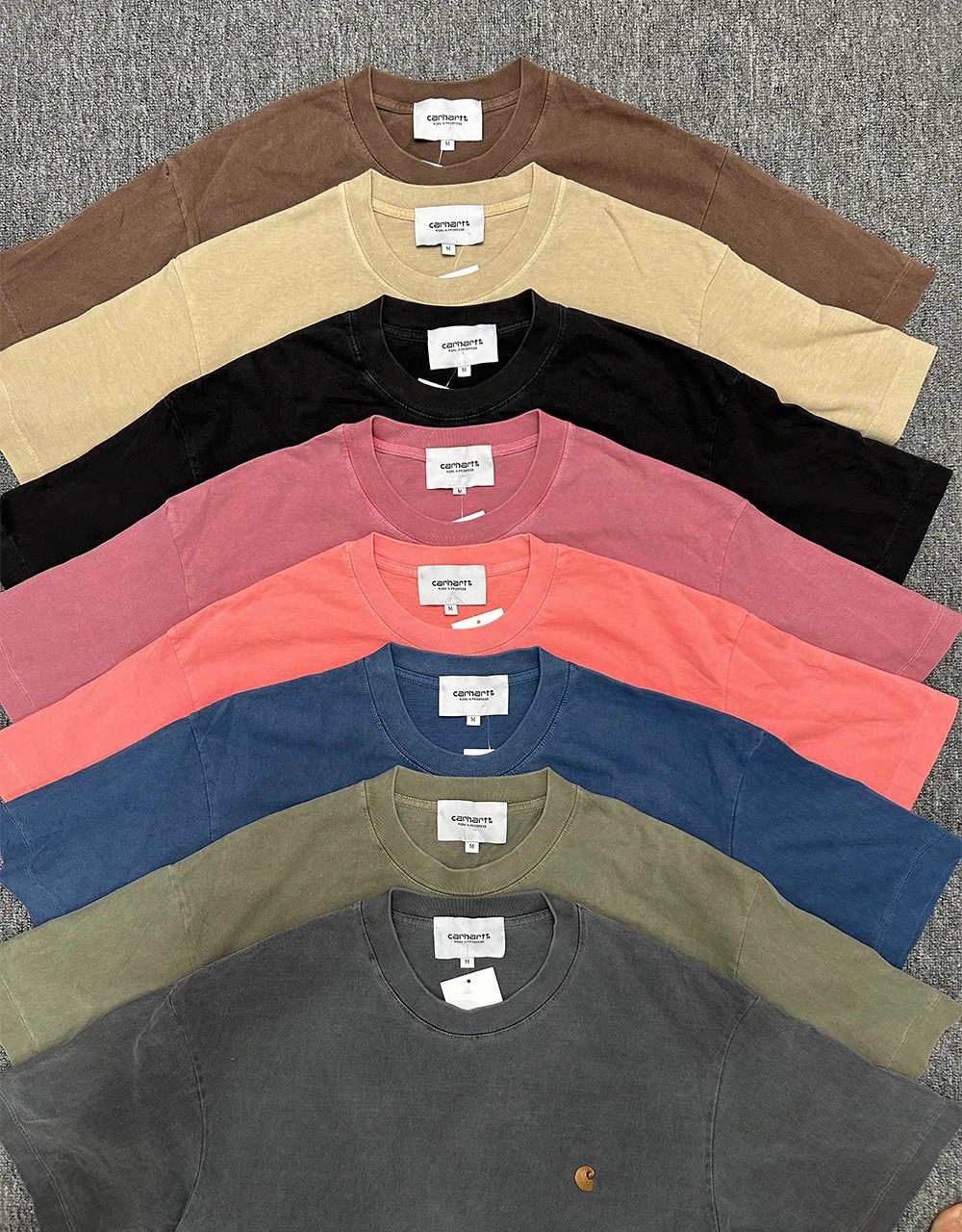 Carhartt Work In Progress Carhartt WIP Logo T-Shirt Army Green T-Shirt T-Shirts - 5