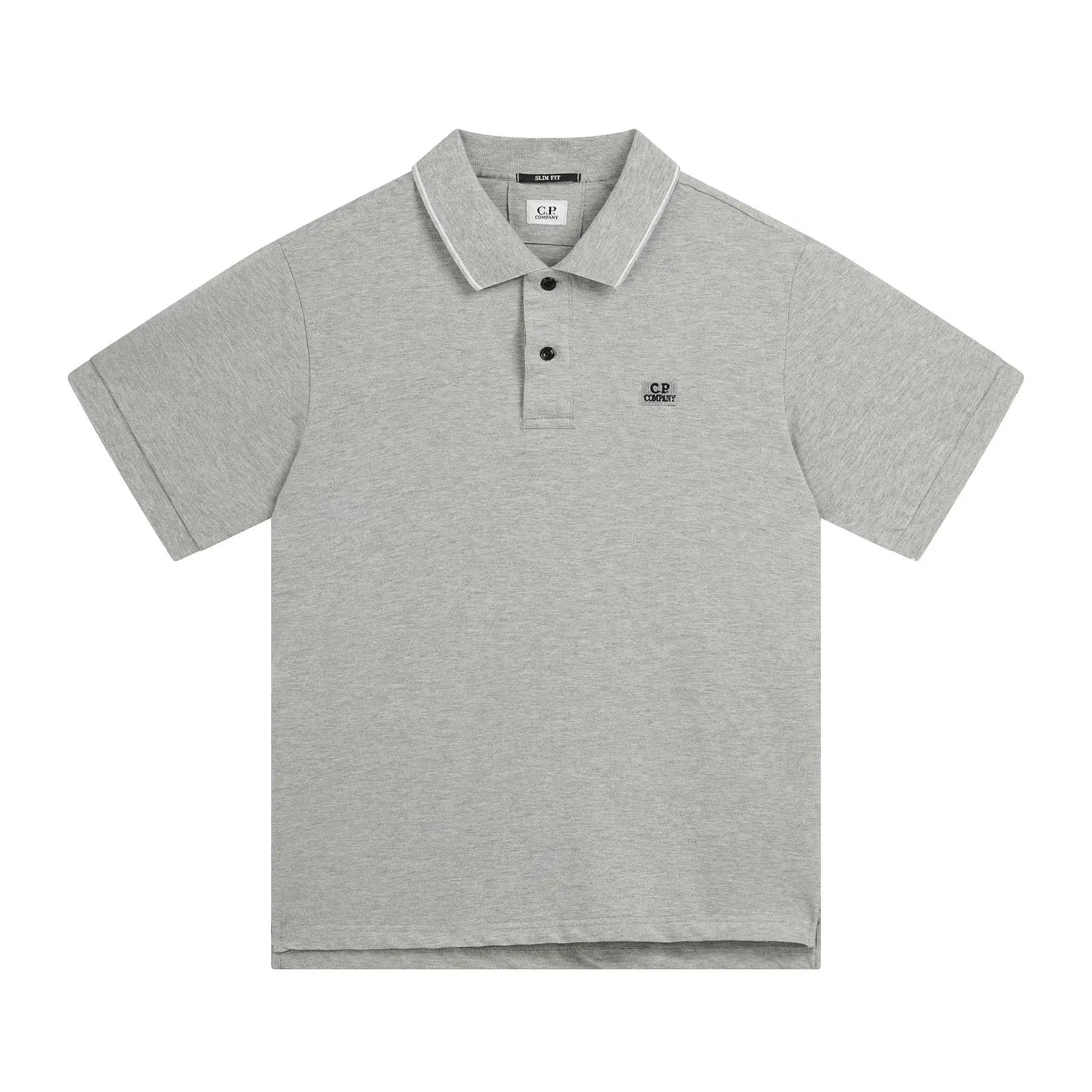 C.P. Company Slim Fit White Polo Shirt Tops Polo - 7