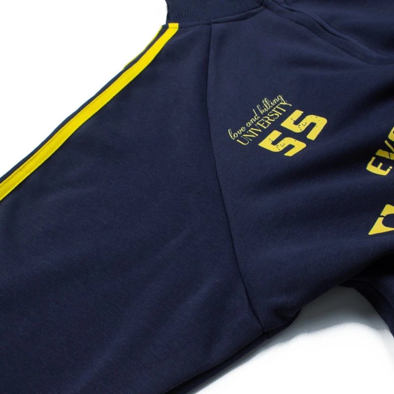 Four Cactus Everlasting Crown Track Jacket Navy Yellow Outerwear - 18