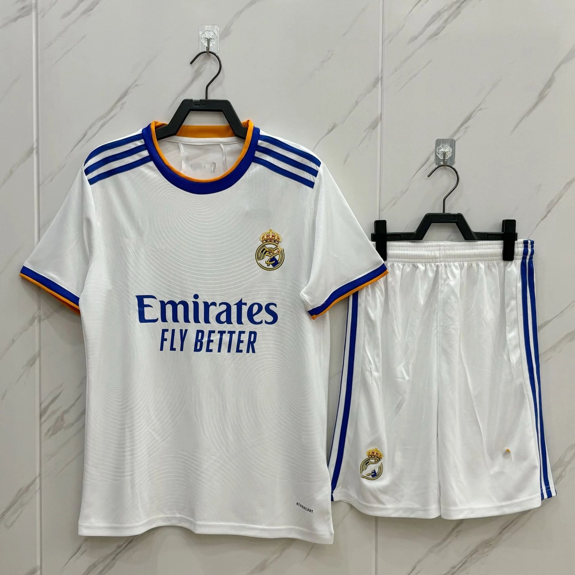 Adidas Germany 2014 World Cup Home Jersey White with Black Shorts - 12
