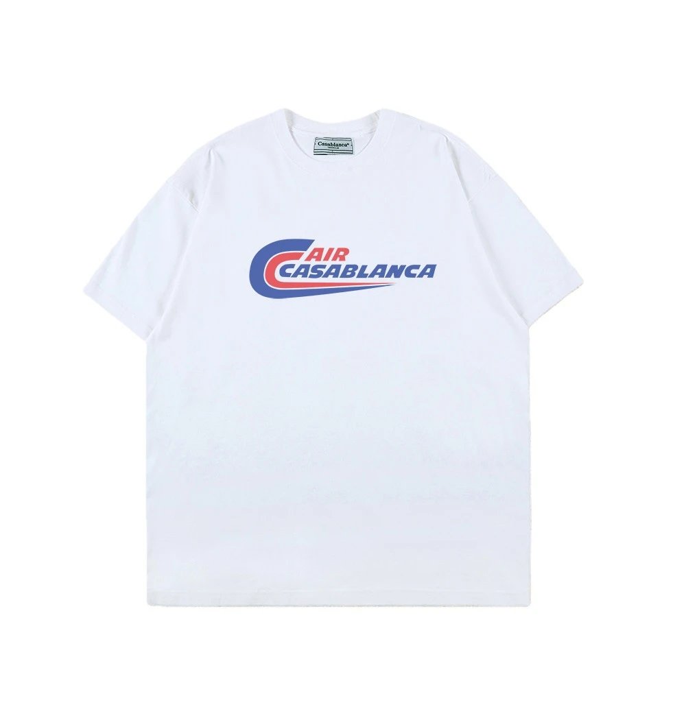 Casablanca Casa Sport Graphic Print White T-Shirt - 46