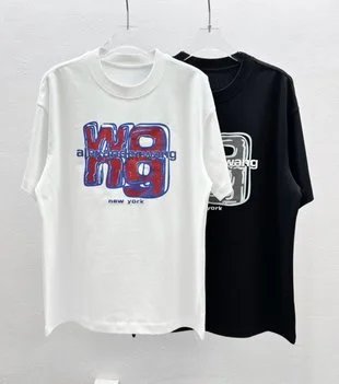 Alexander Wang Logo Print White T-Shirt - 3