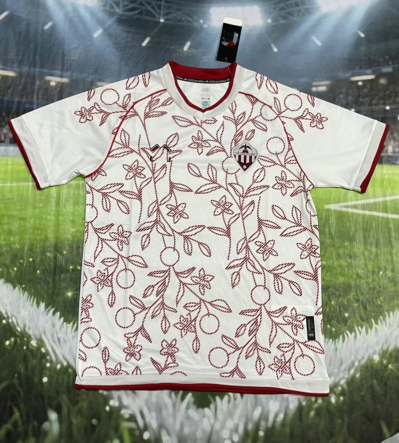 Design UAE FA National Team Away Jersey White / Red Jersey - 15