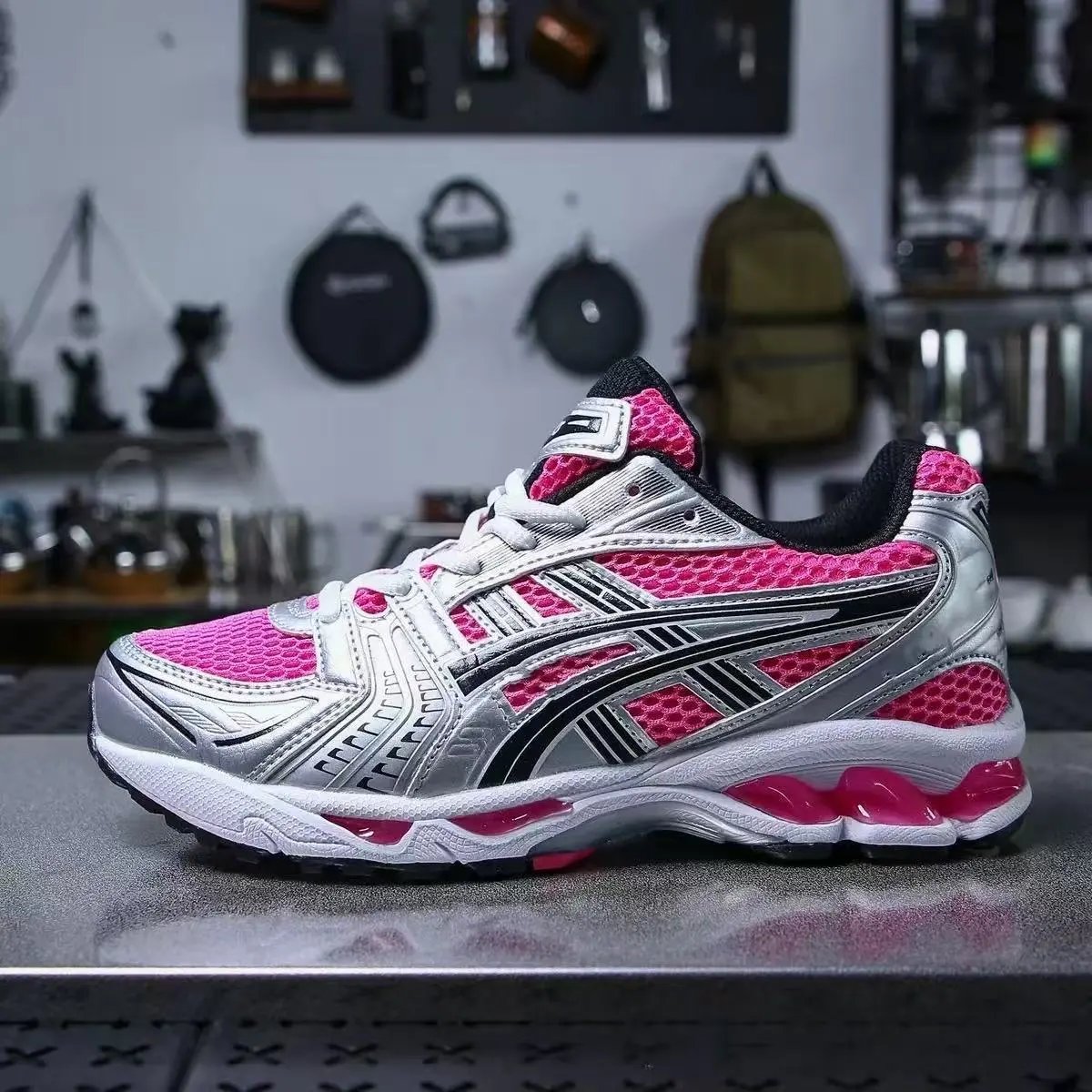 Asics Gel-Nimbus Silver Gray Running Shoes - 7