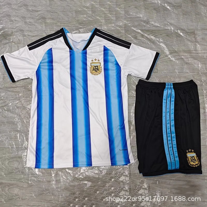 FC Barcelona Football Jerseys Children's jersey and shorts set image 2
