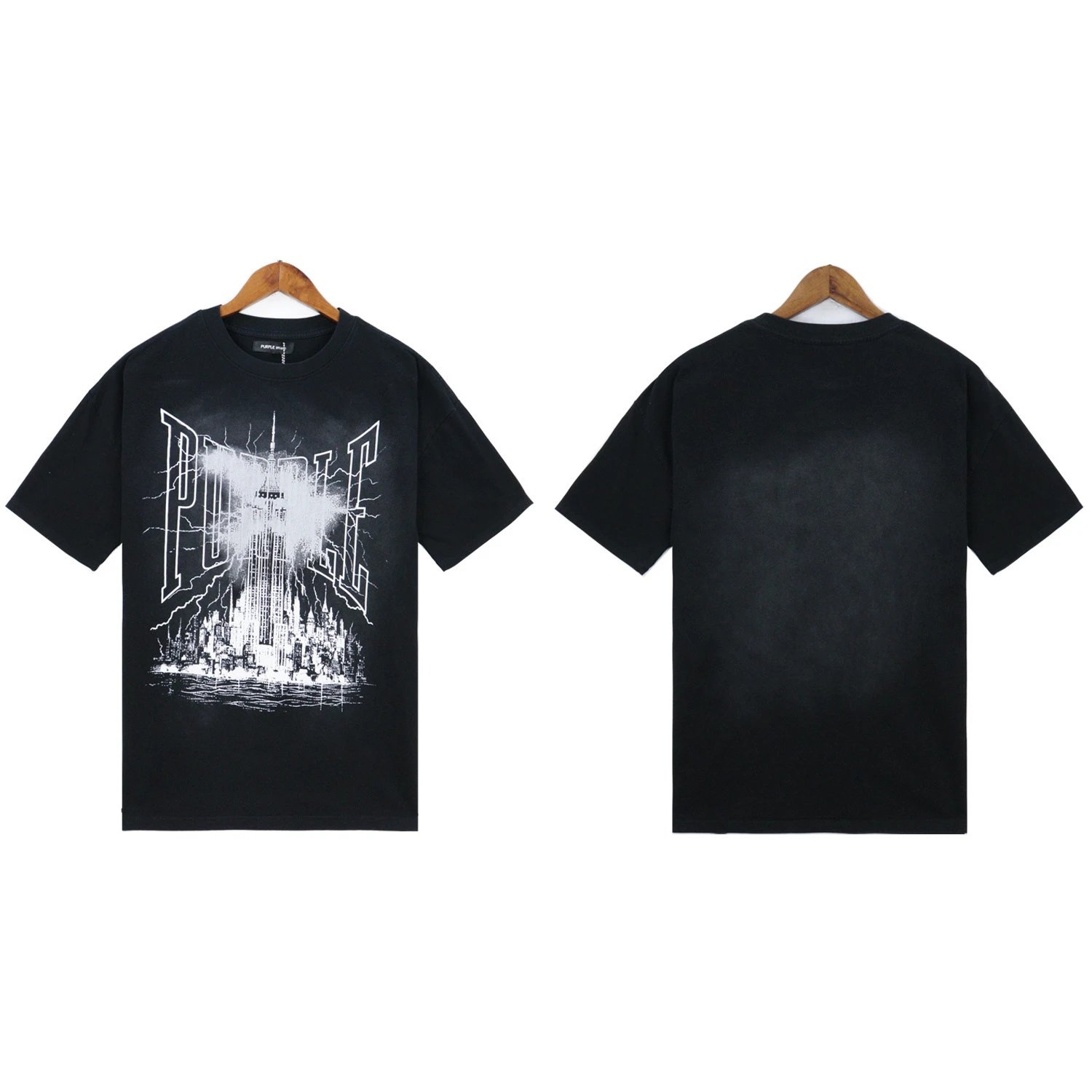 Design Distorted Typography White T-Shirt - 39