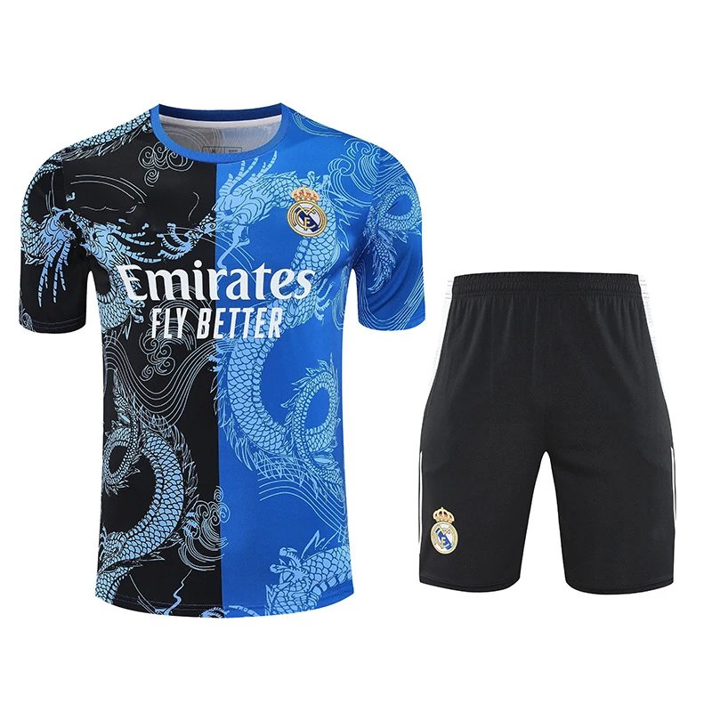 FC Barcelona x Spotify Training Kit Beige and Navy Activewear Set - 23