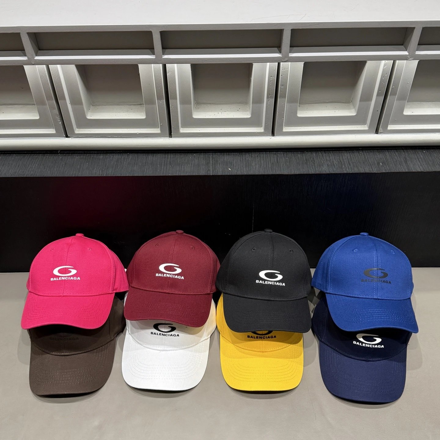 Miu Hats Distressed Logo Baseball Cap image 3