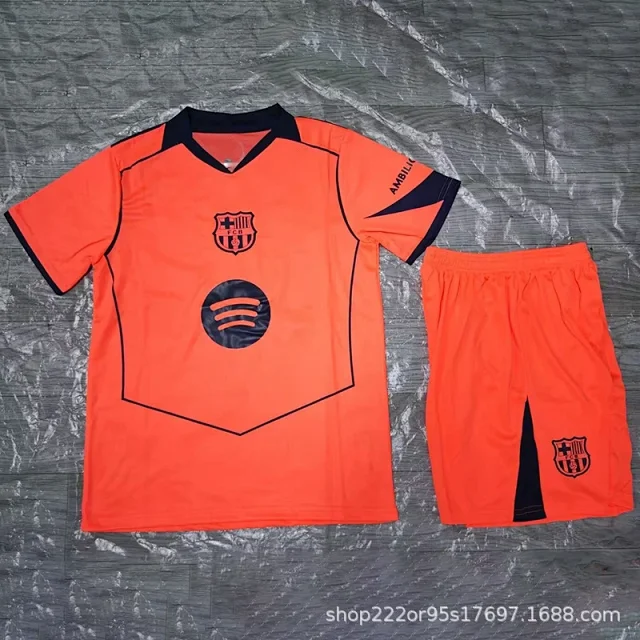 FC Barcelona Football Jerseys Children's jersey and shorts set product detail image 5