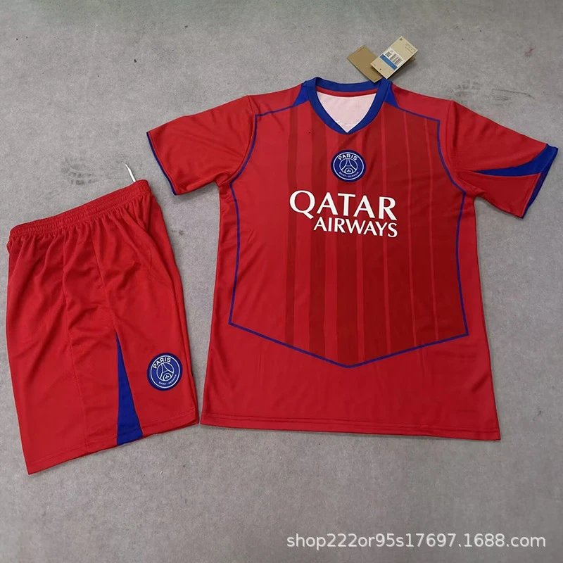 FC Barcelona Football Jerseys Children's jersey and shorts set — 25-26 Paris 2nd Away Set