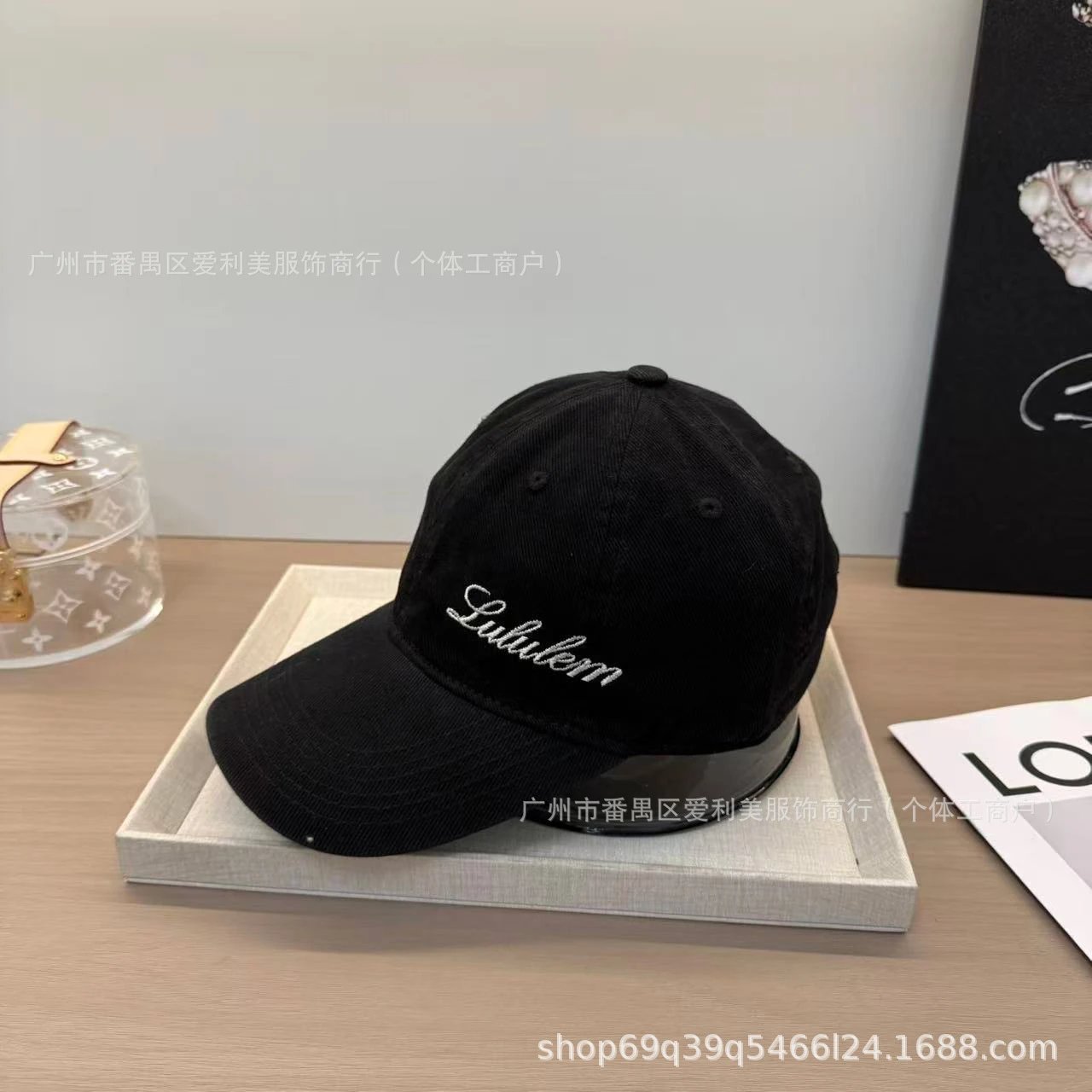 Lululemon Script Embroidered Navy Baseball Cap - 5