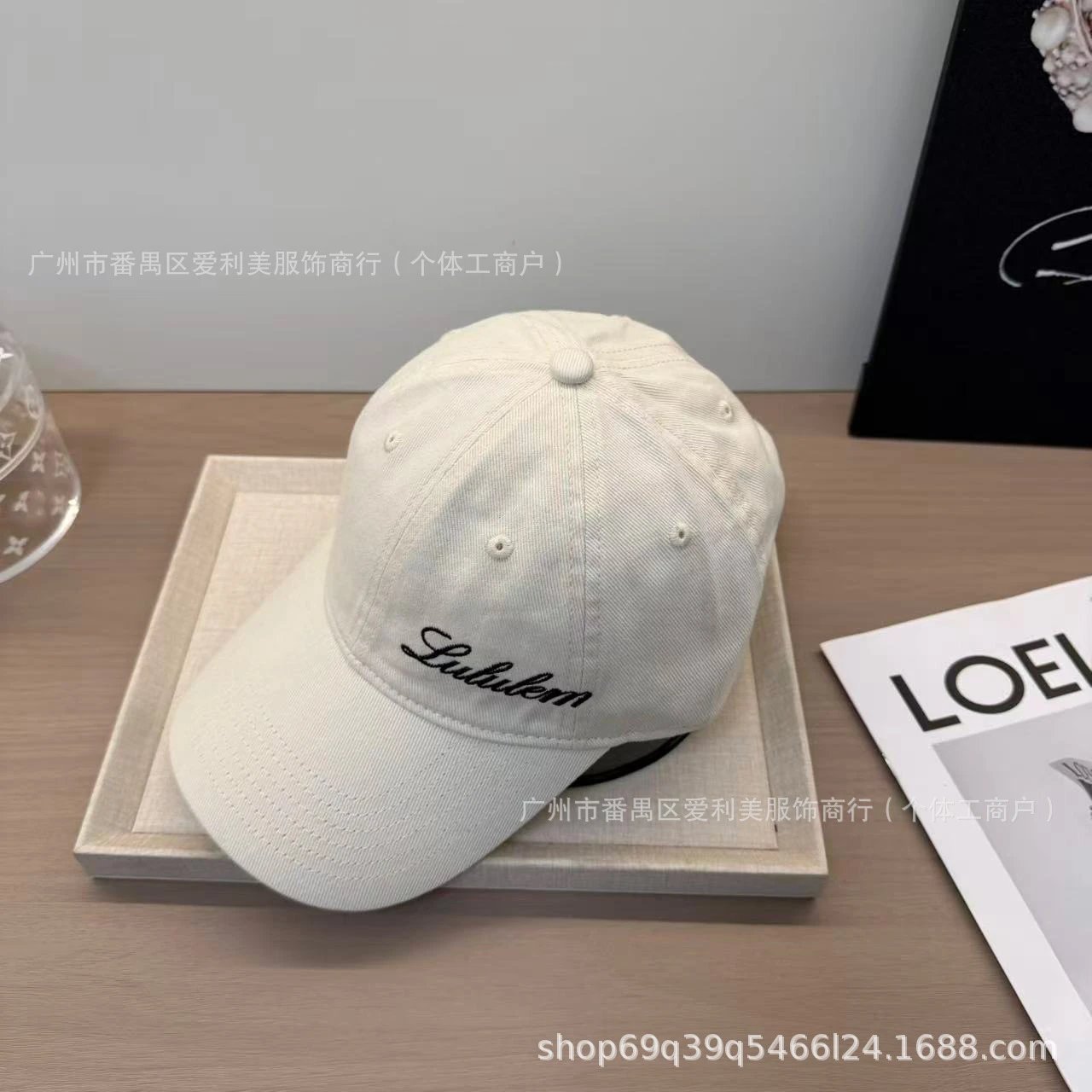 Lululemon Script Embroidered Navy Baseball Cap - 11