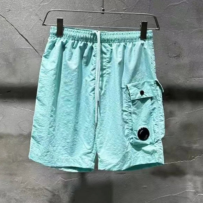 C.P. Company Goggle Pocket Shorts Blue - 14