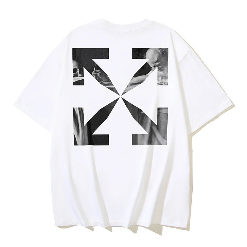 Off-White Arrow Outline Graphic T-Shirt Black - 5