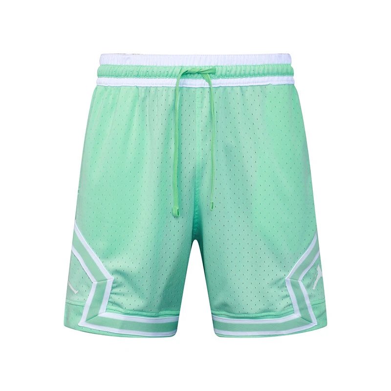 Design Sporty Mesh Shorts Navy with Red Geometric Panels - 28