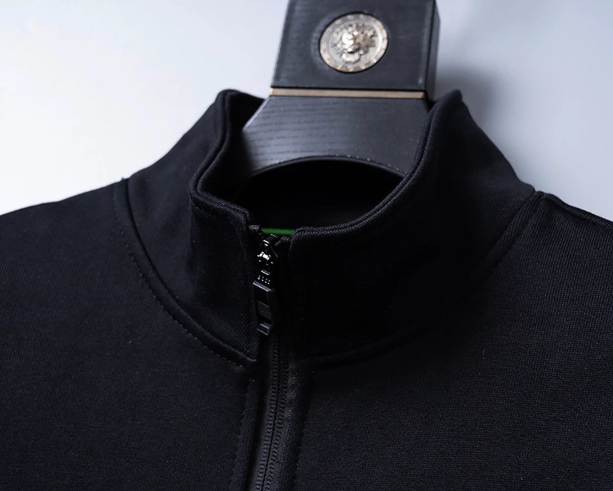 Gucci GG Monogram Hooded Tracksuit Beige with Red-Green Stripes - 3