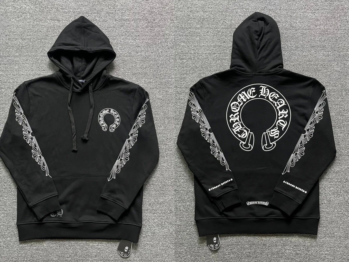 Chrome Hearts Hoodies & Sweatshirts Hooded graphic sweatshirt — 7011