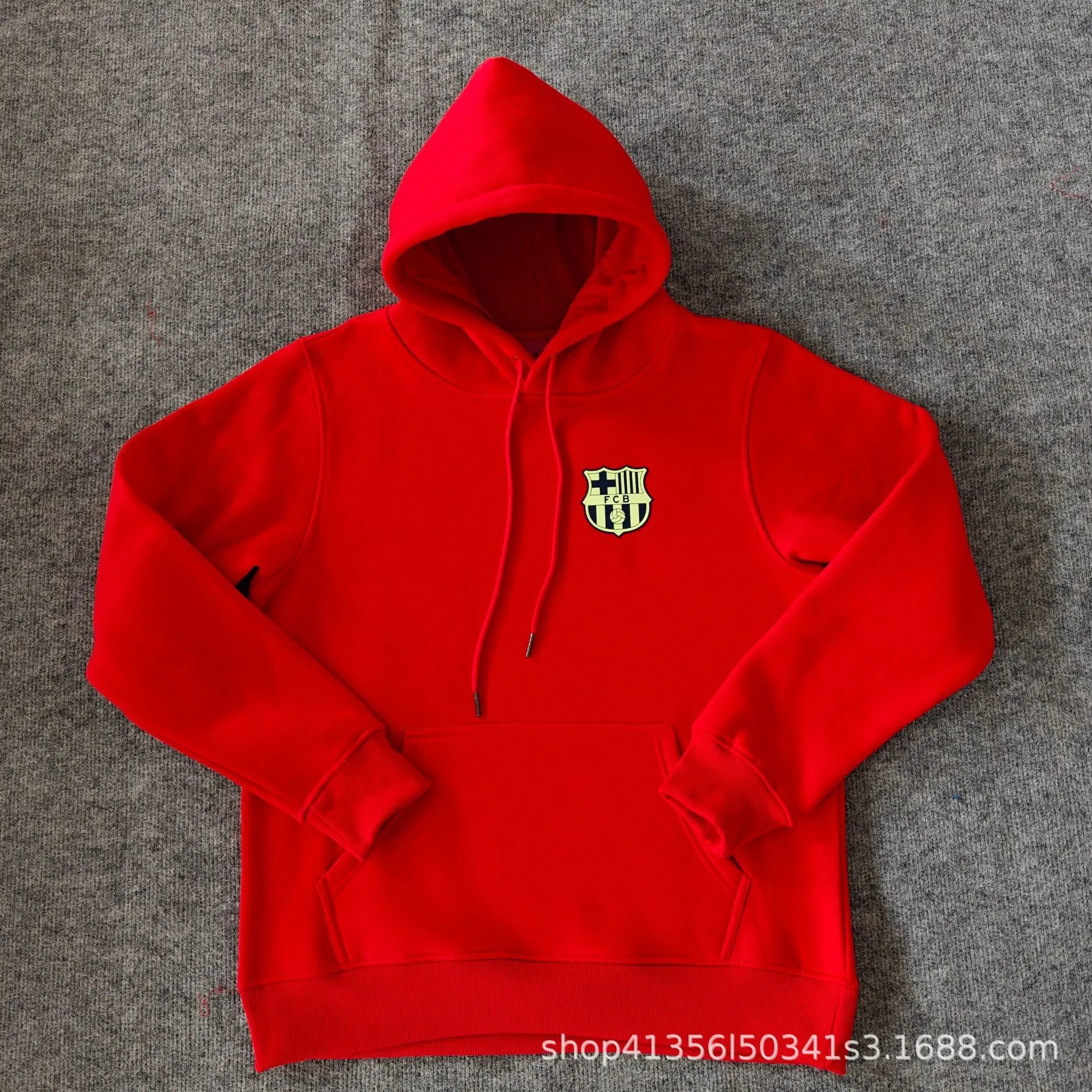 AC Milan Embroidered Hoodie Navy - 13