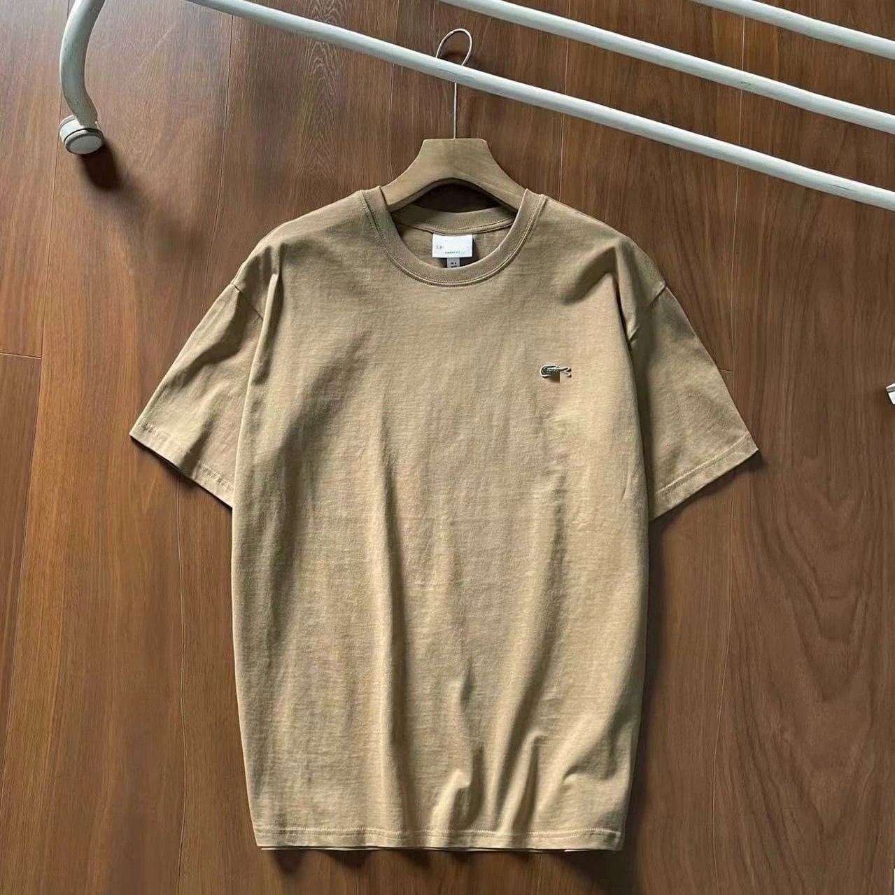 Lacoste Classic Crocodile Logo Navy T-Shirt - 7
