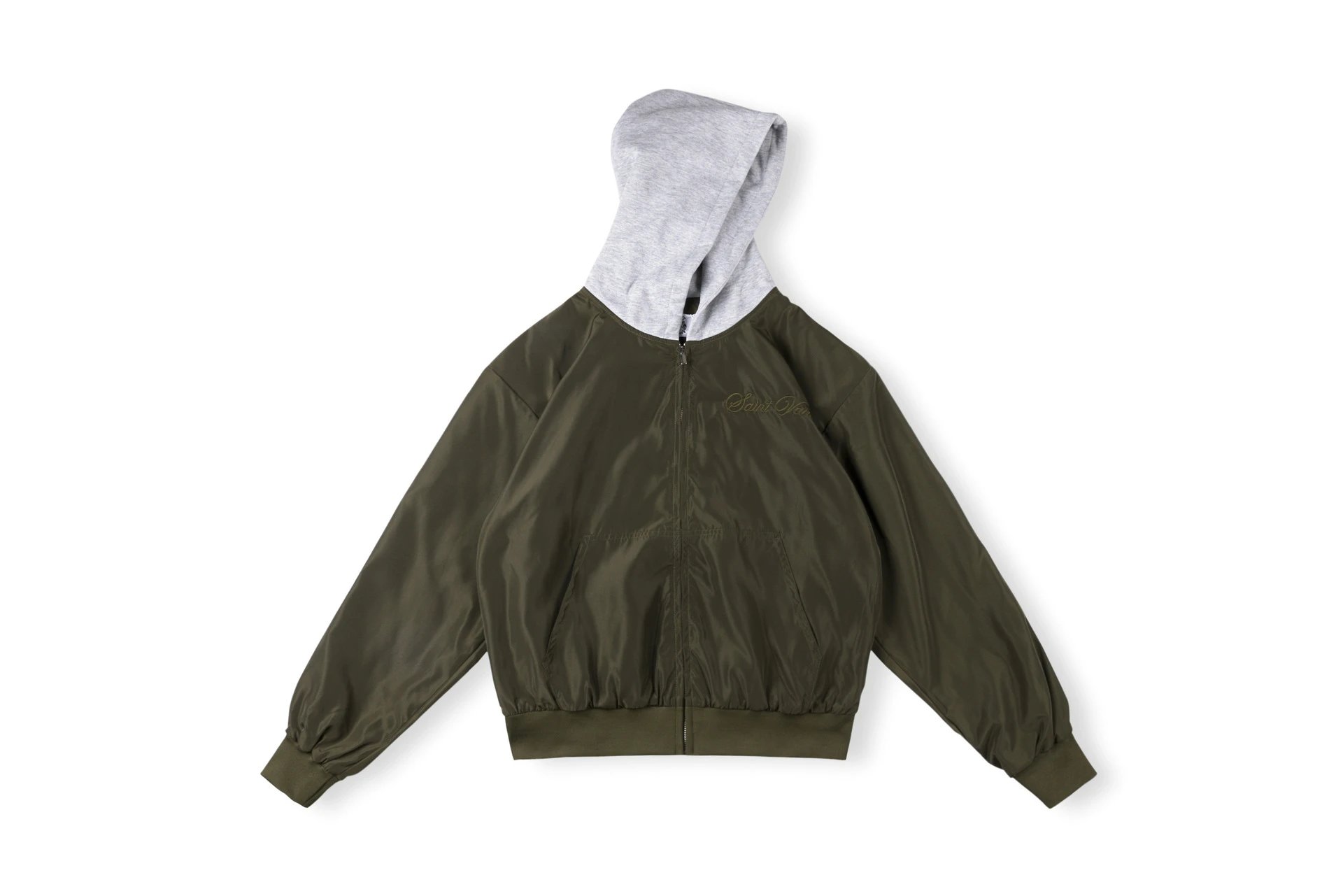 Design Saint Vanity Camo Hooded Windbreaker Jacket Outerwear - 3