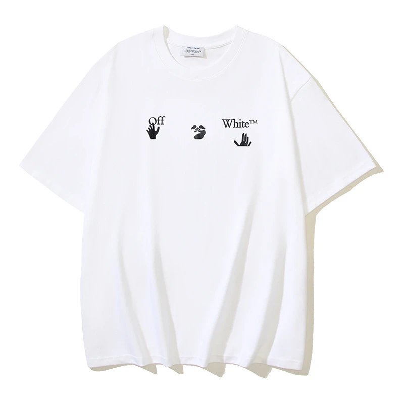 Off-White Arrow Outline Graphic T-Shirt Black - 12