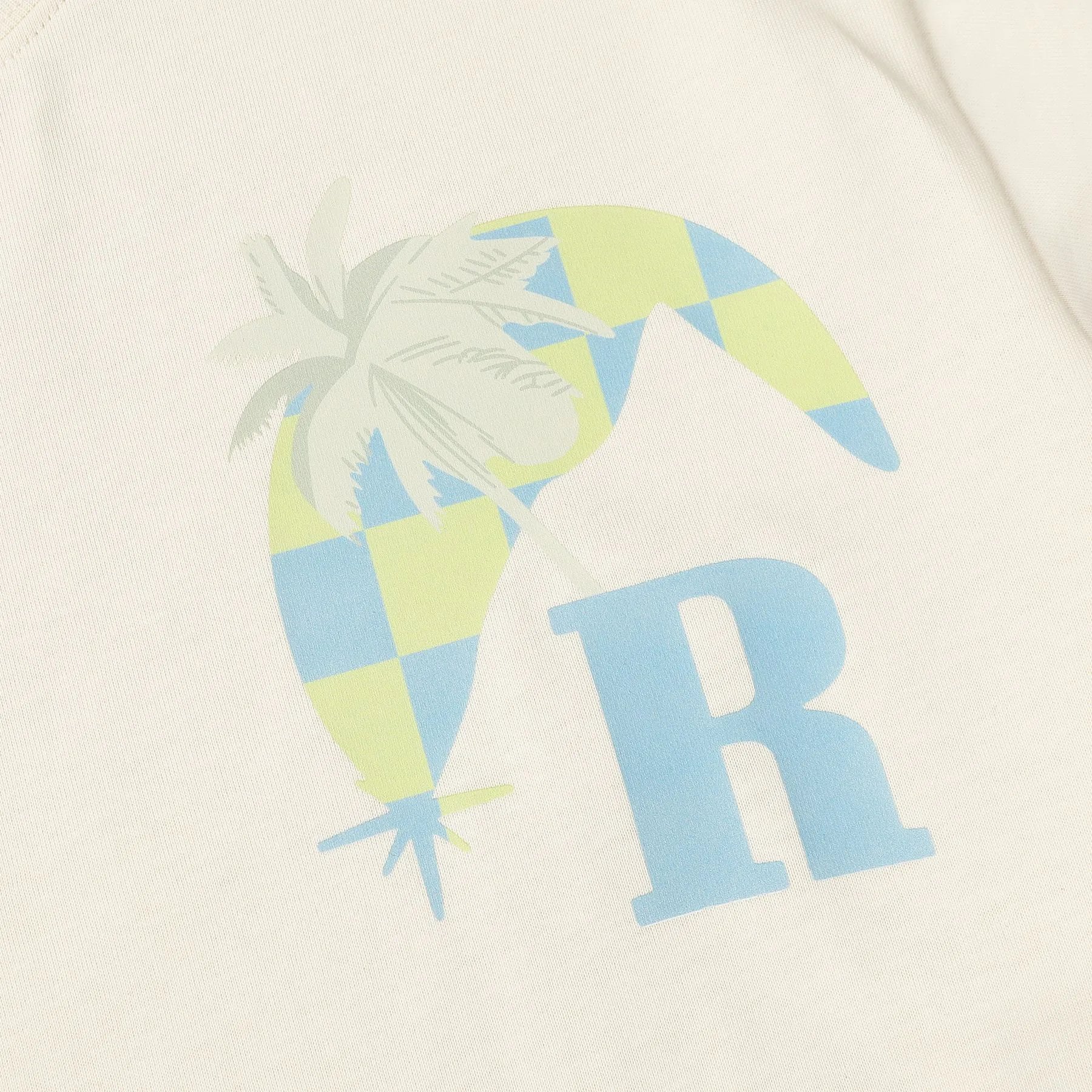 Rhude Graphic Print Cream T-Shirt - 33