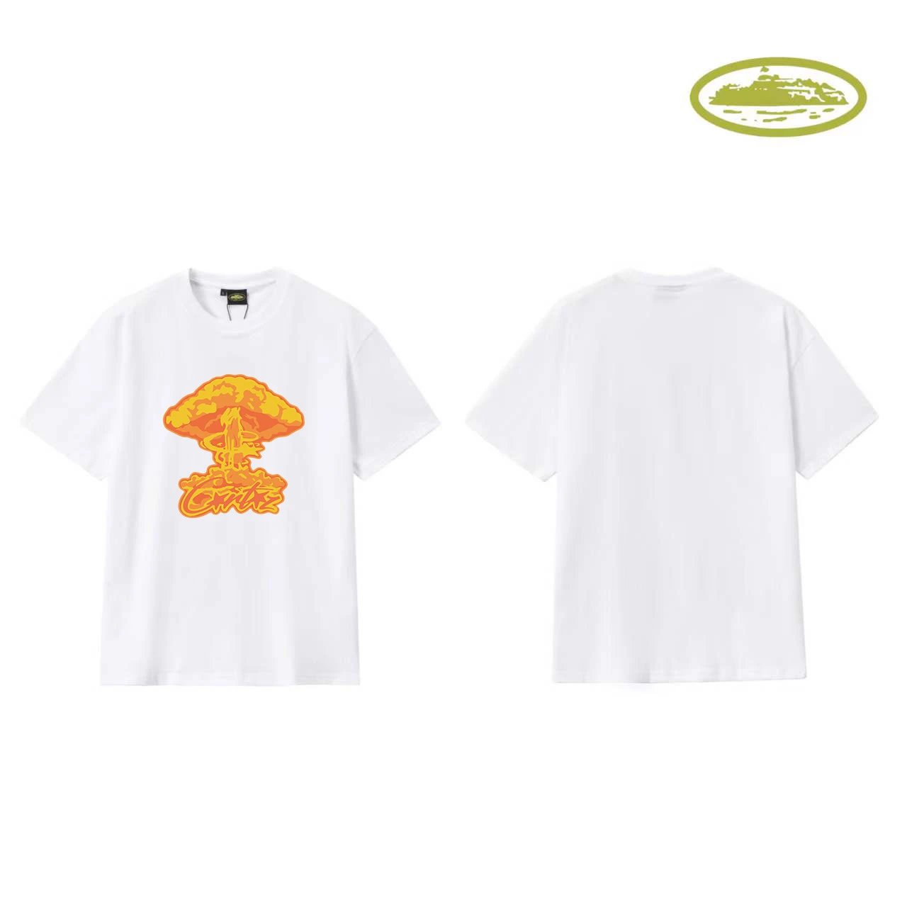 Design Graphic Print White T-Shirt - 15