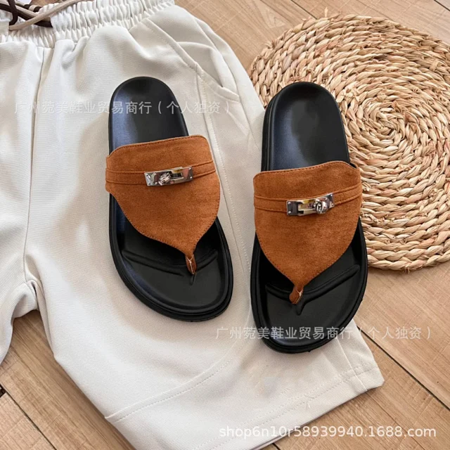 Unbranded Sandals Thong with buckle-detail vamp product detail image 5