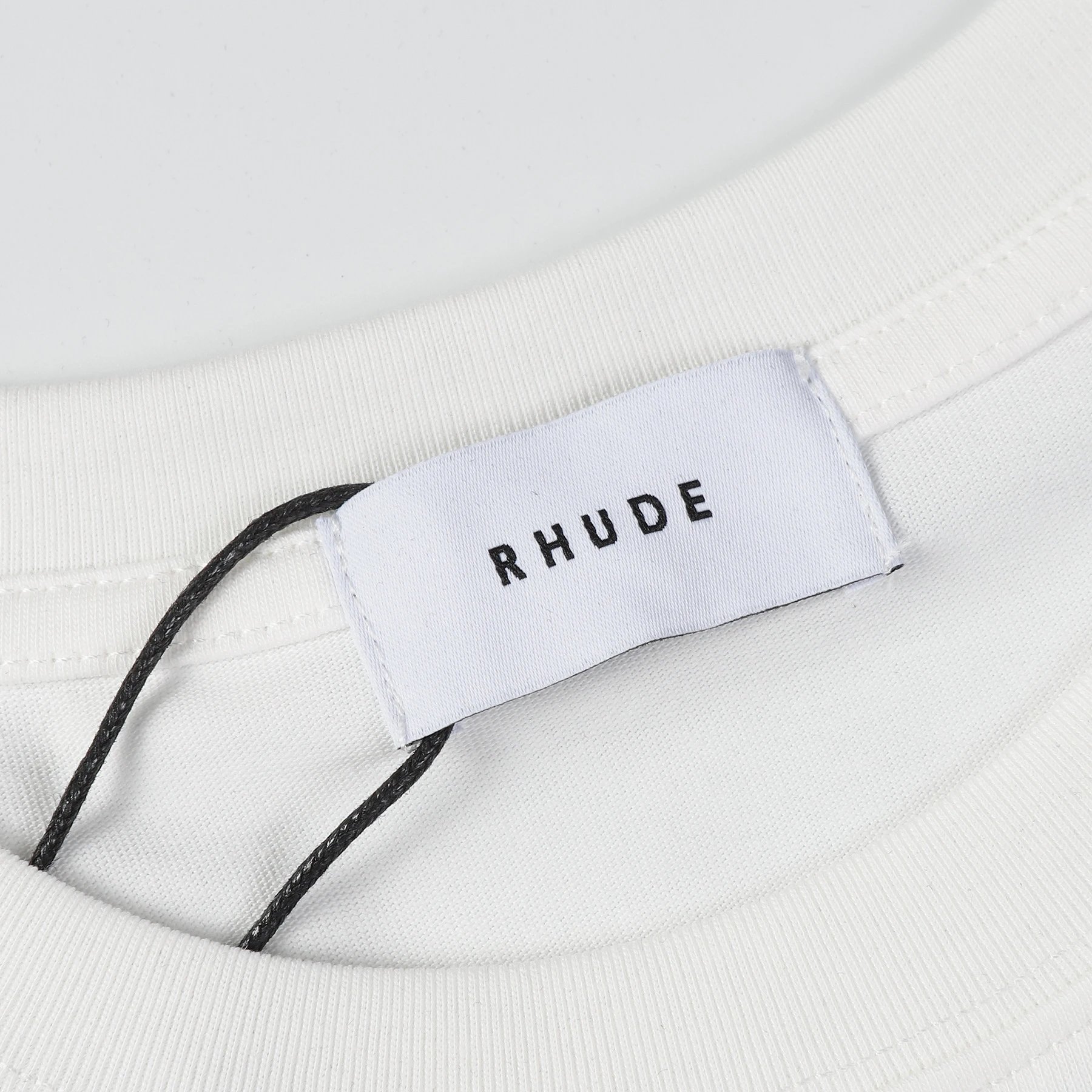 Rhude Graphic Print Cream T-Shirt - 17