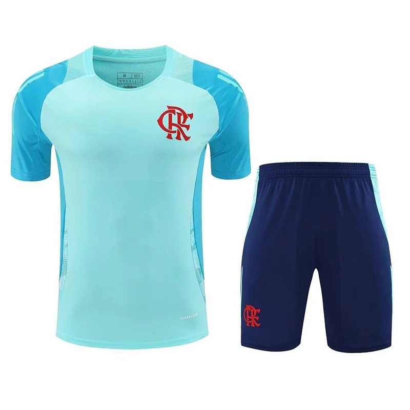 AFA Training Kit Black Light Blue Sporty Jersey and Shorts Set - 12