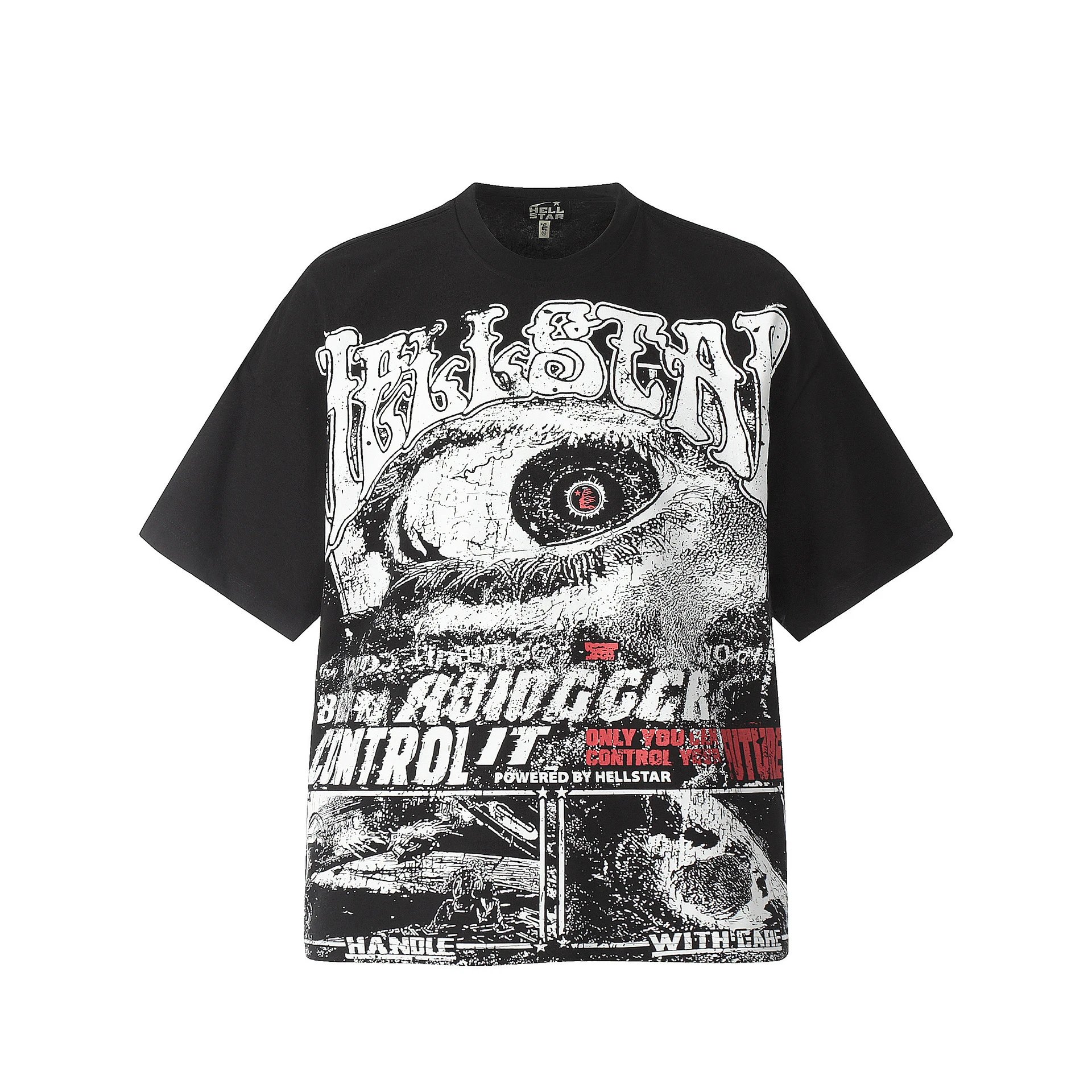 Hellstar Hellstar Graphic Print Oversized T-Shirt White - 11