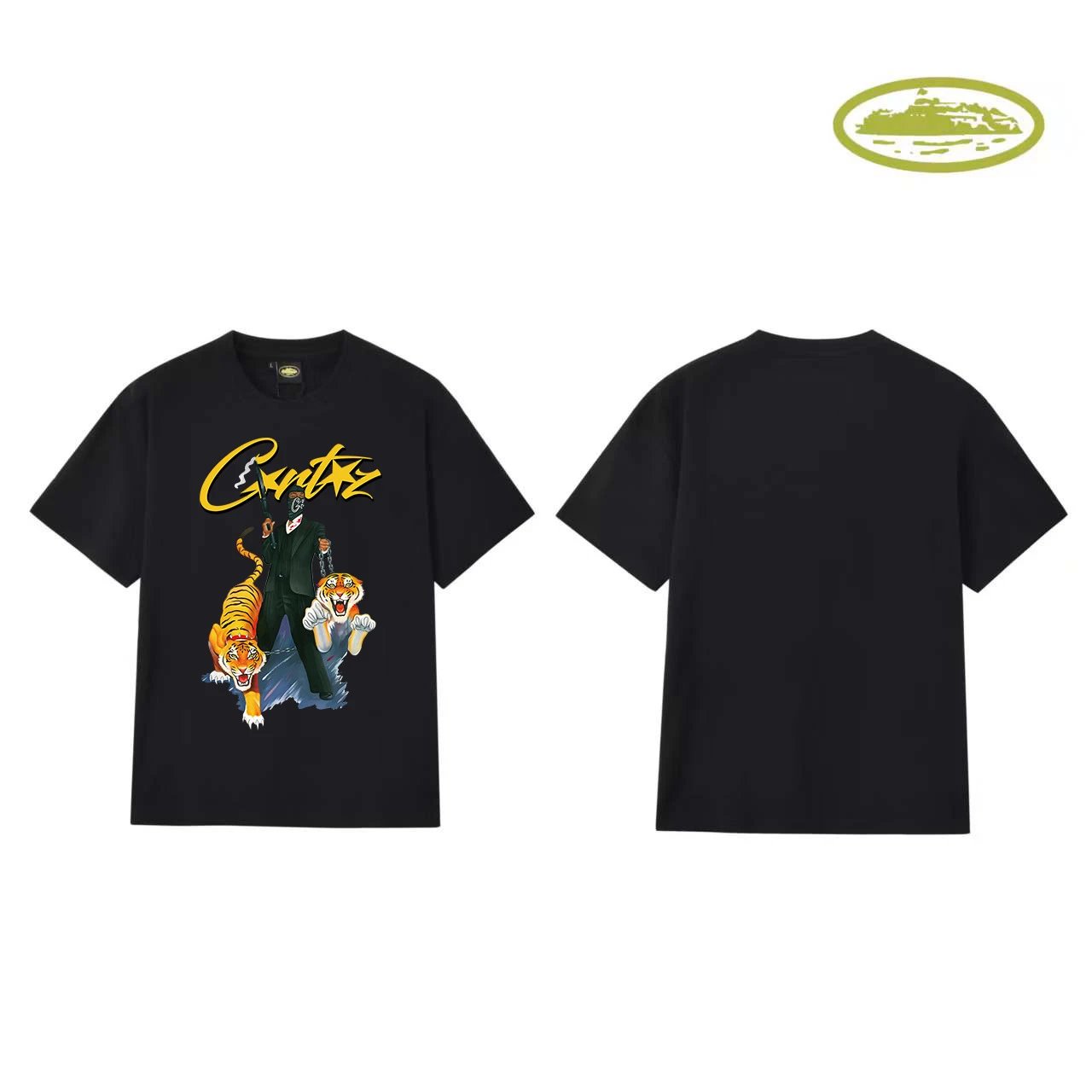 Design Graphic Print White T-Shirt - 28