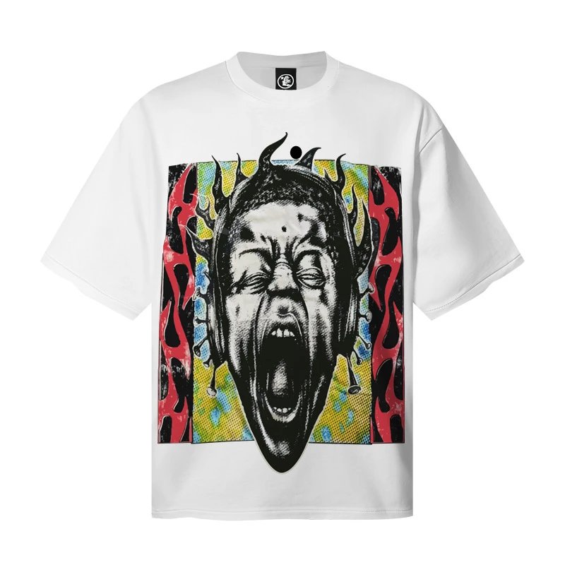 Hellstar I Survived the Hellstar Graphic T-Shirt White - 39
